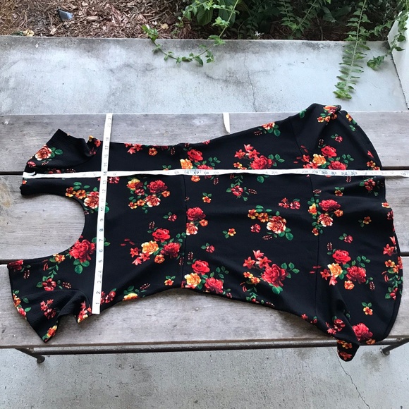 Planet Gold Black Beauty Combo Floral Fit & Flare - Picture 4 of 5